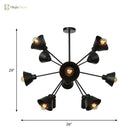 Embrace The Mid - Century Charm: The Industrial Sputnik Chandelier