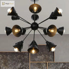 Embrace The Mid - Century Charm: The Industrial Sputnik Chandelier