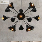 Embrace The Mid - Century Charm: The Industrial Sputnik Chandelier
