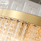 Embrace Modern Elegance With The Faceted Crystal Cylinder Chandelier