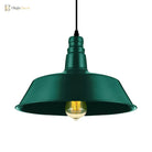 Embrace Industrial Charm And A Pop Of Color: The Red & Green Pendant Light Lighting