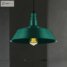 Embrace Industrial Charm And A Pop Of Color: The Red & Green Pendant Light Lighting