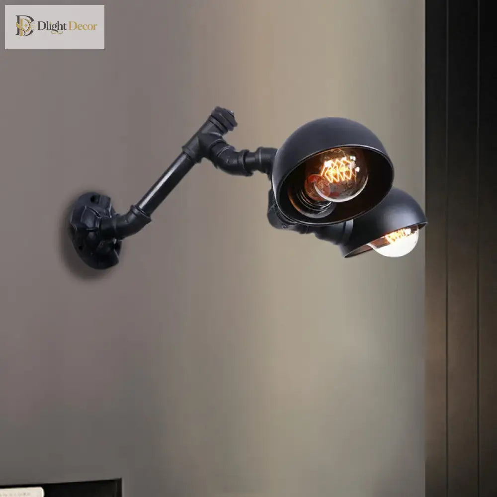 Embrace Industrial Charm: The Vintage Bowl Shade Wall Sconce