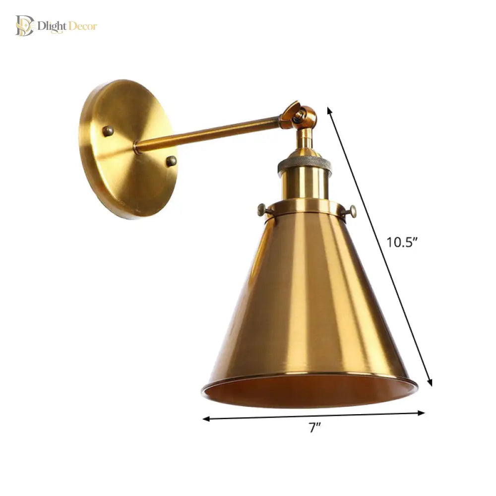 Embrace Industrial Versatility: The Adjustable Wall Sconce With Selectable Shade Wall Light