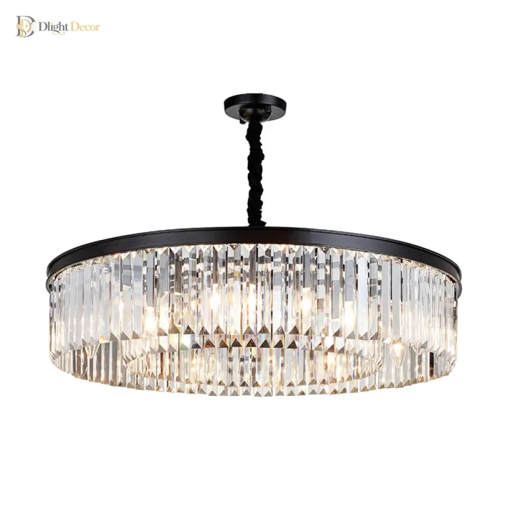 Emilia Modern Crystal Chandelier: Sparkling Elegance In Multiple Sizes (16’ 23.5’ 31.5’)