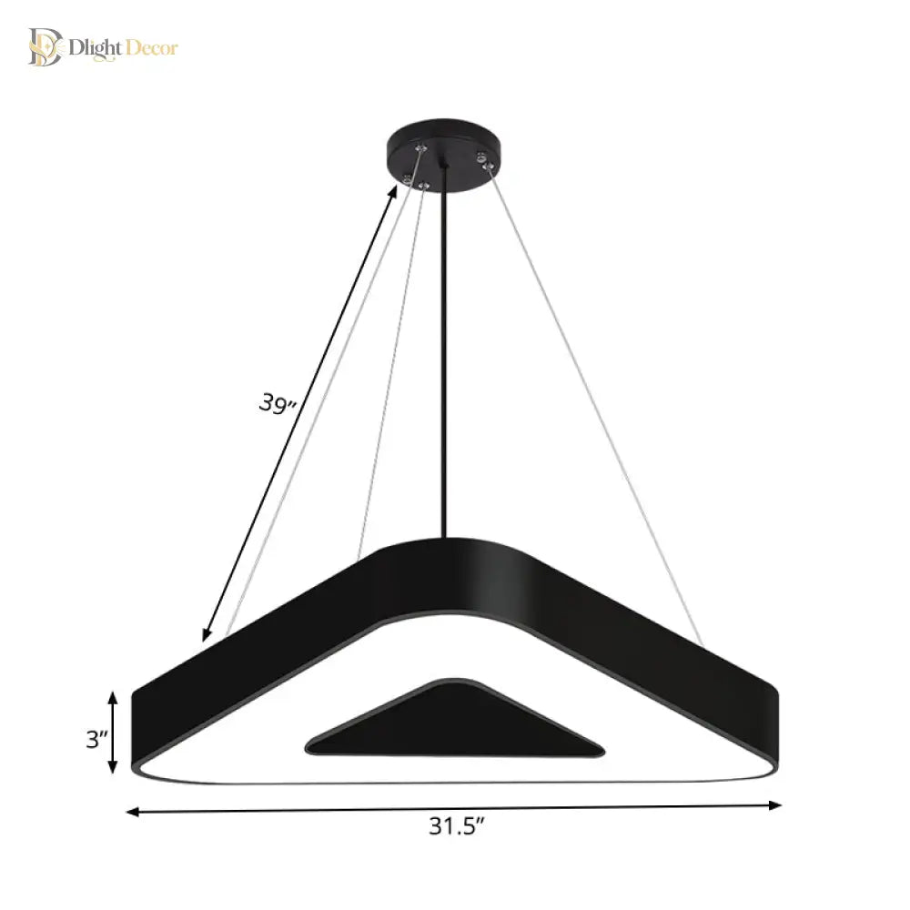 Emily’s Modern Triangle Led Pendant Light: A Versatile Choice For Stylish Illumination