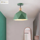 Emma’s Modern Adjustable Macaron Hexagon Ceiling Light - Elevate Your Space With Gray White And