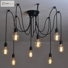 Emma’s Led Spider Chandelier - Diy Art Ceiling Lamp With Adjustable Wires Ceiling Light