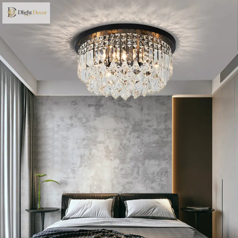 Enchanting Crystals: Modern Elegance For Your Ceiling