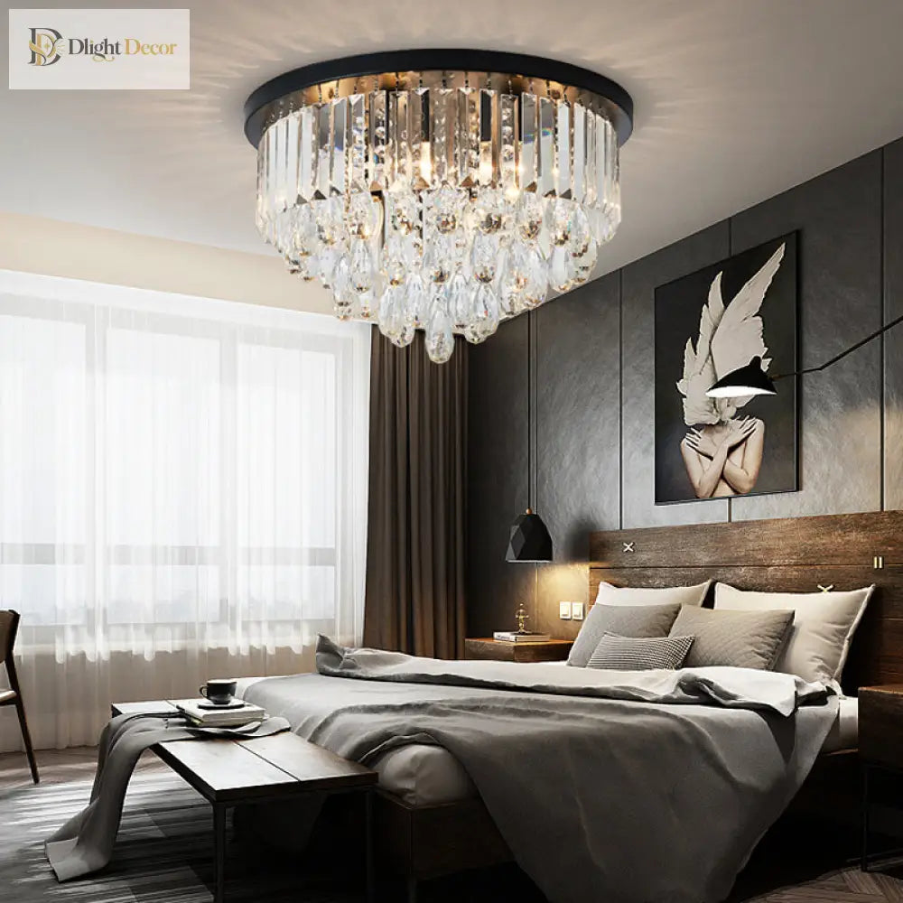 Enchanting Crystals: Modern Elegance For Your Ceiling