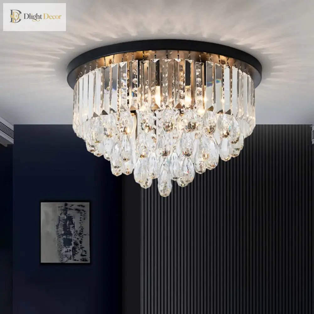 Enchanting Crystals: Modern Elegance For Your Ceiling