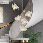 Entrancing Elegance: The Evelyn Butterfly Stair Chandelier Pendant Lighting