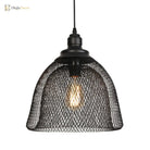 Ethan’s Industrial Wire Mesh Pendant Lamp: A Touch Of Charm
