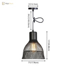 Ethan’s Industrial Wire Mesh Pendant Lamp: A Touch Of Charm