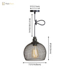 Ethan’s Industrial Wire Mesh Pendant Lamp: A Touch Of Charm