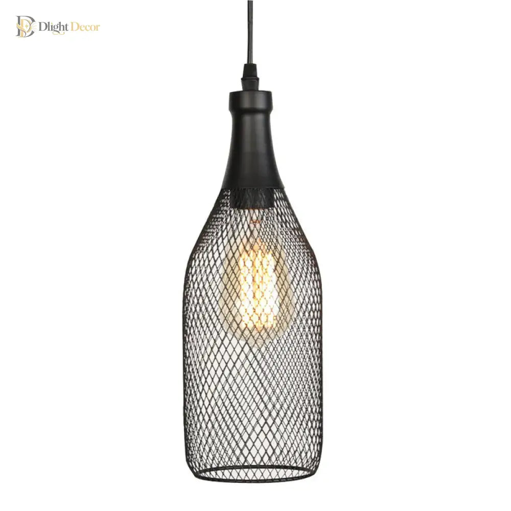 Ethan’s Industrial Wire Mesh Pendant Lamp: A Touch Of Charm