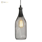 Ethan’s Industrial Wire Mesh Pendant Lamp: A Touch Of Charm