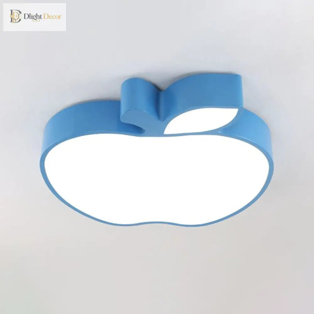 Ethan’s Enchanted Apple: Blue Led Ceiling Light For Kids’ Rooms Fixtures
