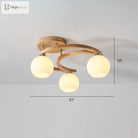 Ethan’s Modern Semi - Flush Chandelier: Warm Lighting And Rustic Charm For Your Bedroom