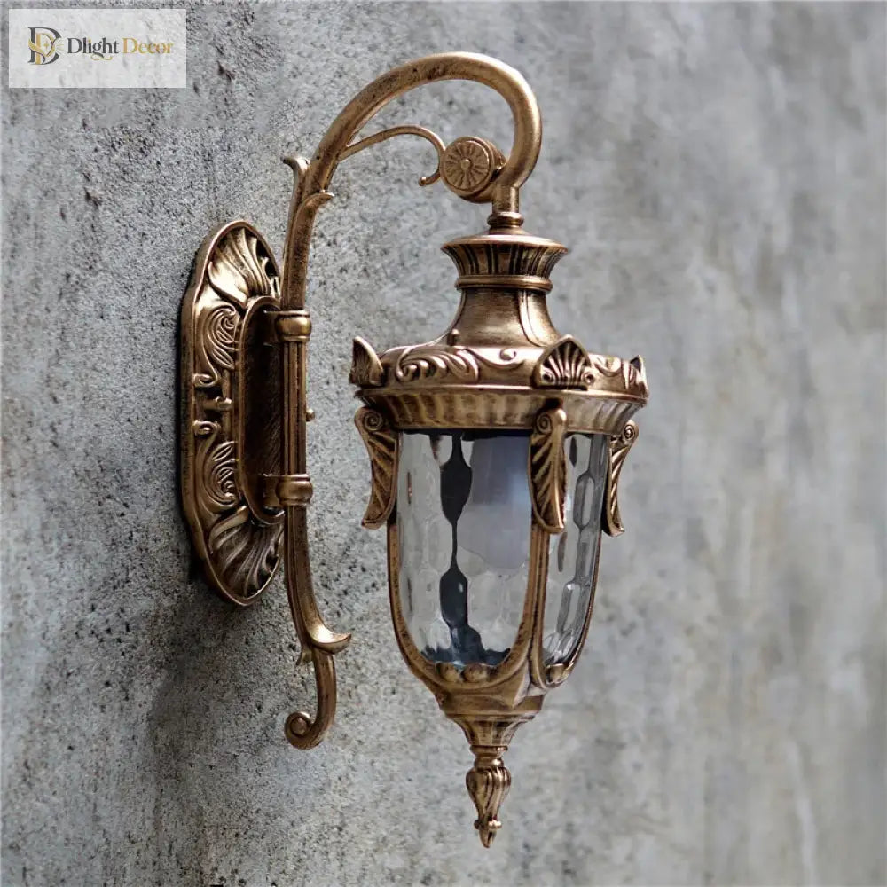 Europe Outdoor Wall Lamp - American Style Retro Exterior Light Waterproof Garden Lighting Wall Lamp