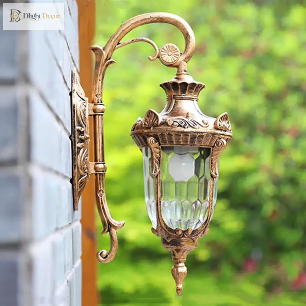 Europe Outdoor Wall Lamp - American Style Retro Exterior Light Waterproof Garden Lighting Wall Lamp