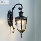 Europe Outdoor Wall Lamp - American Style Retro Exterior Light Waterproof Garden Lighting Wall Lamp