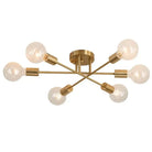 Eva’s Brushed Antique Gold Ceiling Light