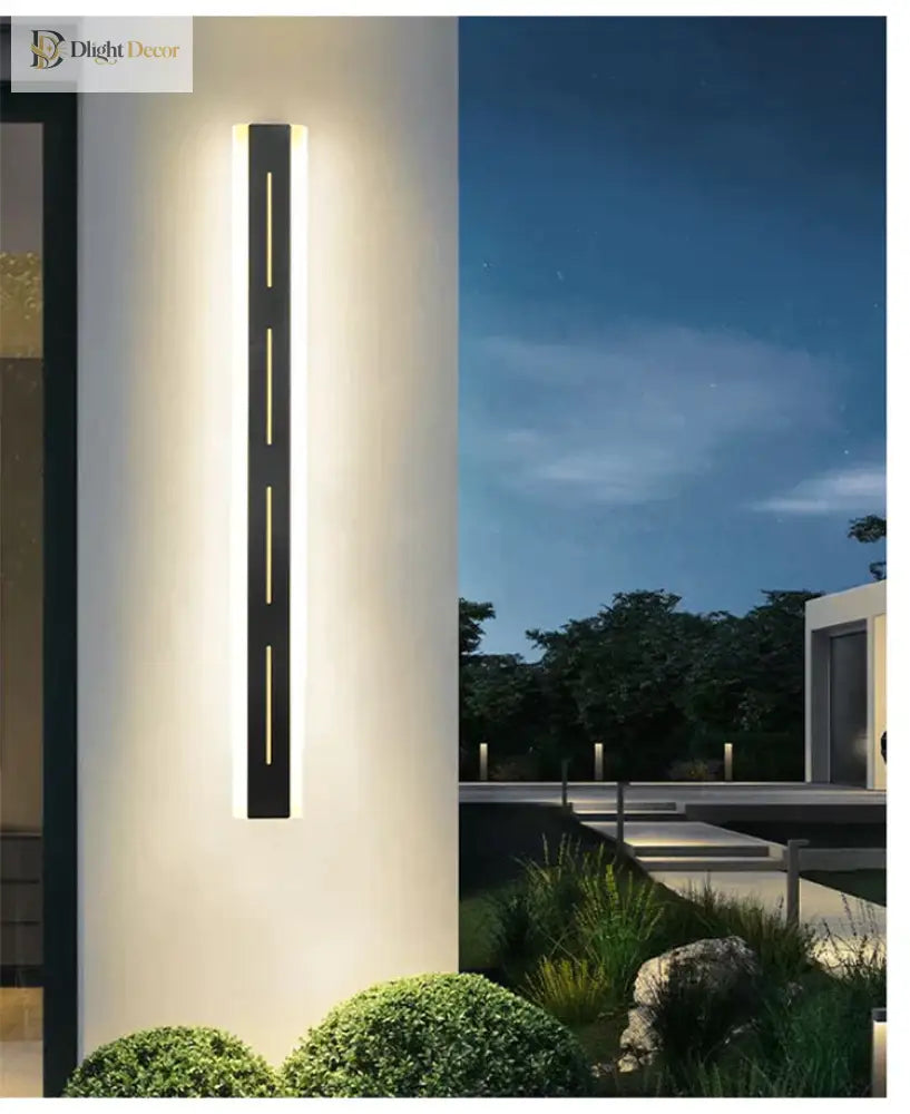 Eva’s Waterproof Aluminum Led Outdoor Wall Lamp - Remote Controlled Garden Porch Sconce Lamps