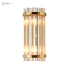 Evelyn - Exquisite 2 - Light Crystal Wall Sconce In Gold Finish