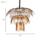 Evelyn’s Enchanting Crystal Chandelier: Light Up Your Living Room In Style