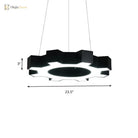 Evelyn’s Energetic Gear Pendant: Illuminate Your Gym With Modern Style Pendant Lighting