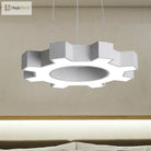 Evelyn’s Energetic Gear Pendant: Illuminate Your Gym With Modern Style Pendant Lighting