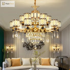 Exquisite Crystal Pendant Chandelier - A Luxurious And Romantic Lighting Fixture For Your Living