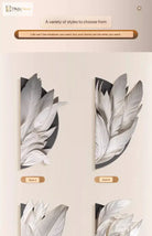Dlight Decor Feather Mural LED Light for Entry Walls Wall Art
