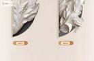 Dlight Decor Feather Mural LED Light for Entry Walls Wall Art