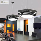 Fiona Elegance Meets Geometric Brilliance: The Hexagonal Led Chandelier