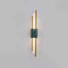 Fiona’s Modern Marble Sconce - Green Led Light With Sophisticated Style / 23.5’