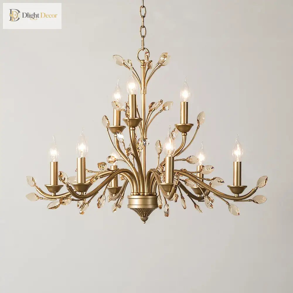French Branch Crystal Chandelier – product view 2
