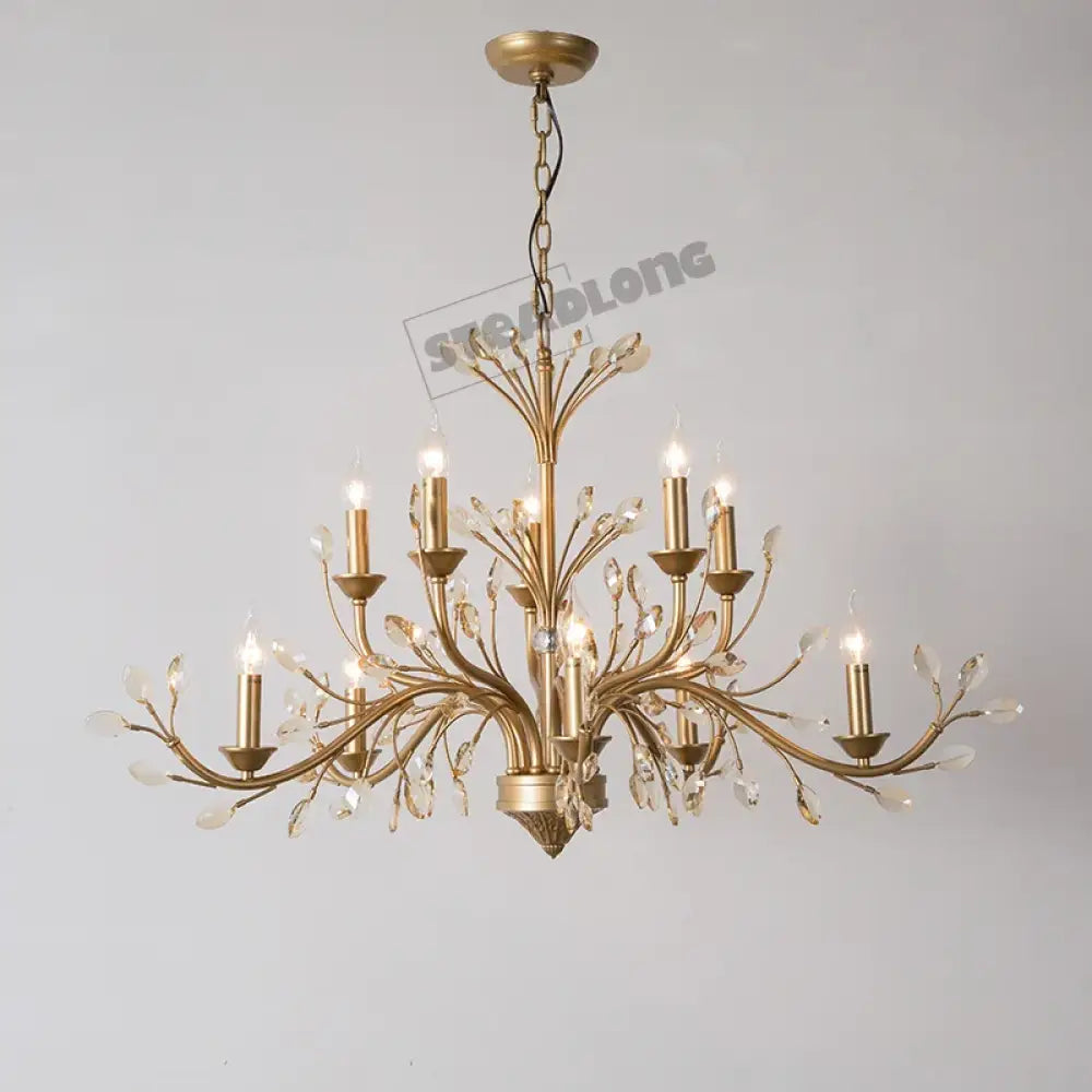 French Branch Crystal Chandelier – configuration option 10