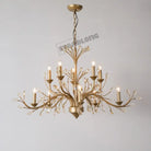 French Branch Crystal Chandelier – configuration option 10