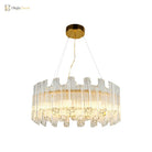 Freya’s Modern Gold Crystal Chandelier: Illuminate Your Space With Elegance