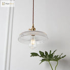 Geometric Elegance Meets Farmhouse Charm: The Geometry Clear Lattice Glass Pendant Light