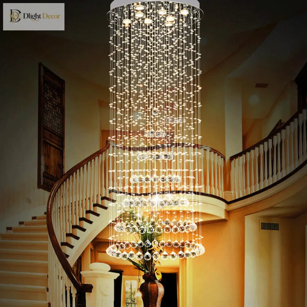 Georgia Elegance With Sparkling Flair: Crystal Ball Flush Mount Light