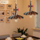 Gianna - Rustic Elegance Pendant Light With Scalloped Shade And Rope Cord