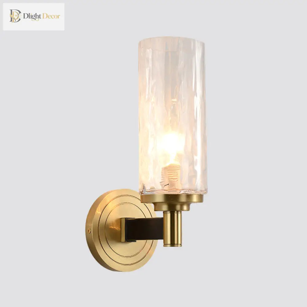 Glimmering Elegance: The Horizon Wall Sconce - Modern Light With Crystal Flair