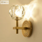 Glimmering Elegance: The Horizon Wall Sconce - Modern Light With Crystal Flair