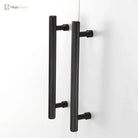 Gold and Black Brass T-Bar Handles – Straight Line Cabinet Pulls and Wardrobe Knobs Handles