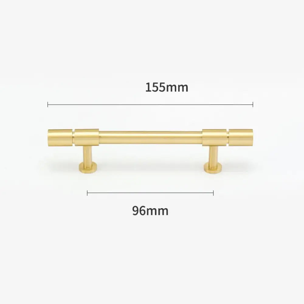 Gold and Bronze Brass Wardrobe Handles – Vintage Cabinet Drawer Pulls and Bar Handles gold 155mm Handles