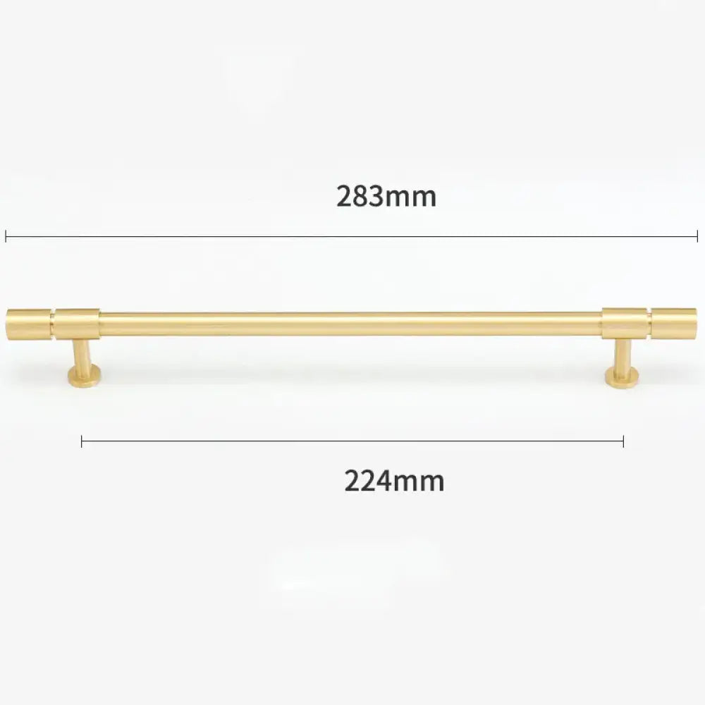 Gold and Bronze Brass Wardrobe Handles – Vintage Cabinet Drawer Pulls and Bar Handles gold 283mm Handles