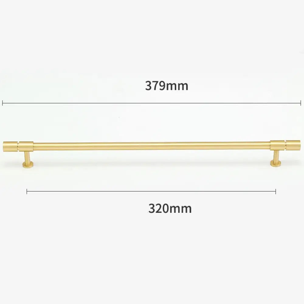 Gold and Bronze Brass Wardrobe Handles – Vintage Cabinet Drawer Pulls and Bar Handles gold 379mm Handles